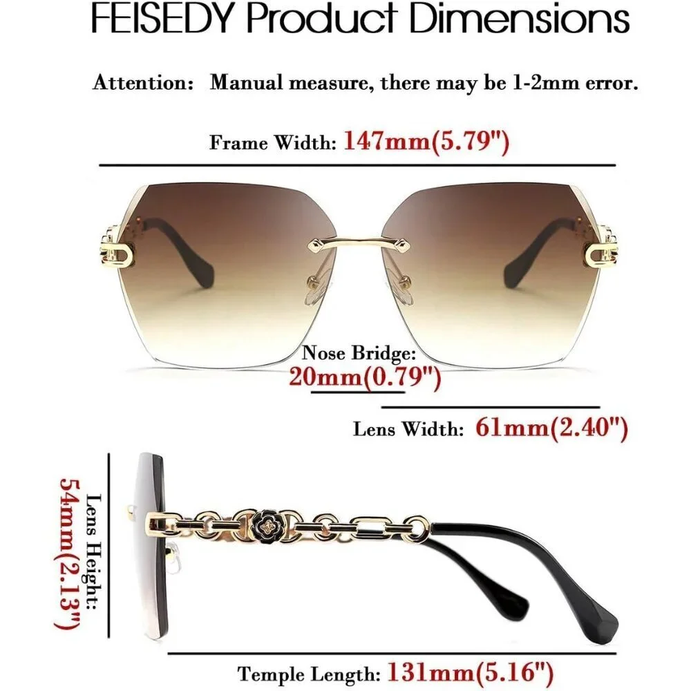 N/A women rimless